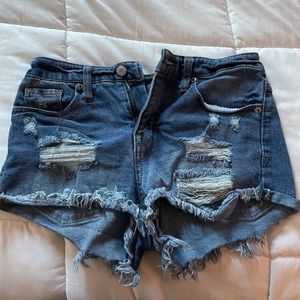 High Waisted Jean Shorts